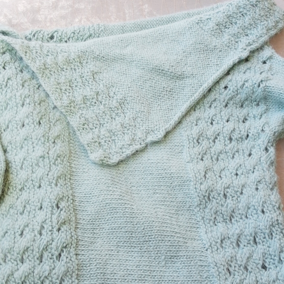 Buffalo Mint Green Wool Alpaca Blend Sweater Small - Picture 2 of 8